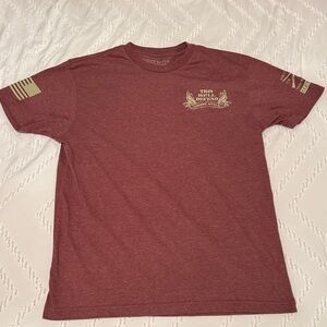 Men's Short Sleeve Crewneck T-Shirt - Maroon